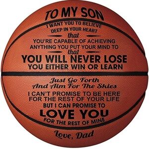 Engraved son basketball nwt